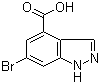 6-Bromo-1H-indazole-4-carboxylic acid molecular structure (CAS 885523-08-0)