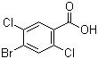 structure of CAS# 885532-41-2, 4-Bromo-2,5-dichlorobenzoic acid