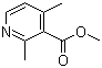 结构式 CAS# 885951-84-8, 2,4-二甲基-3-吡啶羧酸甲酯