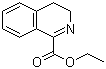 3,4-Dihydroisoquinaldic acid ethyl ester molecular structure (CAS 88612-00-4)