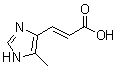 3-(5-Methyl-1H-imidazol-4-yl)-2-propenoic acid molecular structure (CAS 88634-90-6)