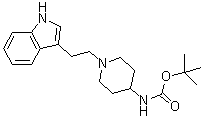 [1-[2-(1H-Indol-3-yl)ethyl]-4-piperidinyl]carbamic acid 1,1-dimethylethyl molecular structure (CAS 886362-25-0)