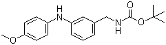 N-(3-Boc-aminomethylphenyl)-N-(4-methoxyphenyl)amine molecular structure (CAS 886362-41-0)