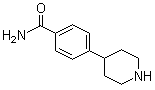 4-哌啶-4-基苯甲酰胺分子结构 (CAS 886362-49-8)