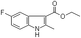 5-Fluoro-2-methyl-1H-indole-3-carboxylic acid ethyl ester molecular structure (CAS 886362-70-5)