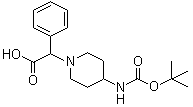 4-[[(1,1-Dimethylethoxy)carbonyl]amino]-alpha-phenyl-1-piperidineacetic acid molecular structure (CAS 886363-59-3)