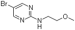 5-Bromo-N-(2-methoxyethyl)pyrimidin-2-amine molecular structure (CAS 886365-79-3)
