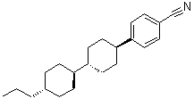 4-[trans-4-(trans-4-Propylcyclohexyl)cyclohexyl]benzonitrile molecular structure (CAS 88639-41-2)