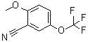 2-Methoxy-5-(trifluoromethoxy)benzonitrile molecular structure (CAS 886500-03-4)