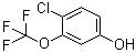 4-Chloro-3-(trifluoromethoxy)phenol molecular structure (CAS 886500-85-2)