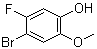 4-Bromo-5-fluoro-2-methoxyphenol molecular structure (CAS 886510-25-4)
