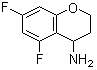 5,7-Difluorochroman-4-amine molecular structure (CAS 886762-87-4)