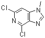 4,6-Dichloro-1-methyl-1H-imidazo[4,5-c]pyridine molecular structure (CAS 887147-19-5)