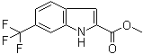 Methyl 6-trifluoromethyl-1H-indole-2-carboxylate molecular structure (CAS 887360-34-1)