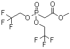 structure of CAS# 88738-78-7, [Bis(2,2,2-trifluoroethoxy)phosphoryl]acetic acid methyl ester;Methyl [bis(2,2,2-trifluoroethyl)phosphono]acetate; NSC 634137