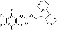 Carbonic acid 9H-fluoren-9-ylmethyl pentafluorophenyl ester  molecular structure (CAS 88744-04-1)