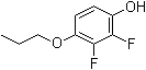 2,3-Difluoro-4-propoxyphenol molecular structure (CAS 887582-93-6)