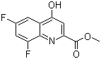 6,8-二氟-4-羟基喹啉-2-甲酸甲酯分子结构 (CAS 887589-28-8)
