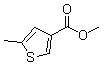 5-甲基-3-噻吩羧酸甲酯分子结构 (CAS 88770-18-7)