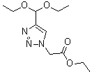 4-(二乙氧基甲基)-1H-1,2,3-三唑-1-乙酸乙酯分子结构 (CAS 887908-65-8)