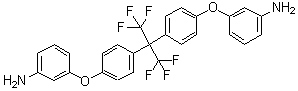2,2-Bis[4-(3-aminophenoxy)phenyl]hexafluoropropane molecular structure (CAS 88821-04-9)