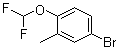 5-Bromo-2-(difluoromethoxy)toluene molecular structure (CAS 888327-32-0)