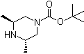(3S,5S)-3,5-Dimethyl-1-piperazinecarboxylic acid 1,1-dimethylethyl ester molecular structure (CAS 888327-50-2)