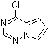 4-Chloropyrrolo[2,1-f][1,2,4]triazine molecular structure (CAS 888720-29-4)