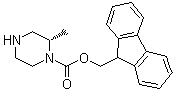 (S)-1-N-Fmoc-2-methylpiperazine molecular structure (CAS 888972-50-7)