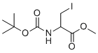 结构式 CAS# 889670-02-4, 2-((叔丁氧羰基)氨基)-3-碘丙酸甲酯