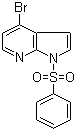 structure of CAS# 889939-25-7, 4-Bromo-1-(phenylsulfonyl)-1H-pyrrolo[2,3-b]pyridine