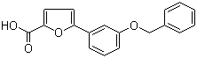 5-[3-(Phenylmethoxy)phenyl]-2-furancarboxylic acid molecular structure (CAS 889951-77-3)