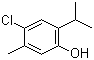 结构式 CAS# 89-68-9, 4-氯-2-异丙基-5-甲基苯酚