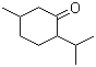 结构式 CAS# 89-80-5, 胡薄荷酮; 5-甲基-2-异丙基环己酮