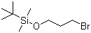 (3-溴丙氧基)叔丁基二甲基硅烷分子结构 (CAS 89031-84-5)