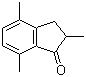 structure of CAS# 89044-50-8, 2,4,7-Trimethylindan-1-one;2,3-Dihydro-2,4,7-trimethyl-1H-inden-1-one