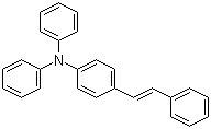 Diphenyl(4-styrylphenyl)amine molecular structure (CAS 89114-74-9)