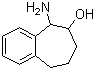 结构式 CAS# 89140-85-2, 5-氨基-6,7,8,9-四氢-5H-苯并[7]轮烯-6-醇