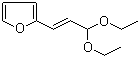 2-(3,3-Diethoxy-1-propenyl)furan molecular structure (CAS 89176-42-1)