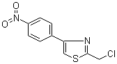 2-(Chloromethyl)-4-(4-nitrophenyl)thiazole molecular structure (CAS 89250-26-0)