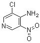 structure of CAS# 89284-28-6, 3-Chloro-5-nitro-4-pyridinamine;4-Amino-3-chloro-5-nitro-pyridine