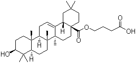 3-Carboxypropyl oleanolate molecular structure (CAS 892869-47-5)