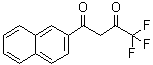 结构式 CAS# 893-33-4, 4-(2-萘基)-1,1,1-三氟丁烷-2,4-二酮