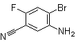 结构式 CAS# 893615-28-6, 5-氨基-4-溴-2-氟苯甲腈