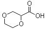 结构式 CAS# 89364-41-0, 1,4-二恶烷-2-羧酸