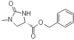 structure of CAS# 89371-35-7, (4S)-1-Methyl-2-oxo-4-imidazolidinecarboxylic acid phenylmethyl ester