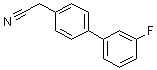 3'-氟-[1,1'-联苯]-4-乙腈分子结构 (CAS 893734-08-2)