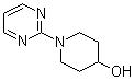 1-(2-Pyrimidinyl)-4-piperidinol molecular structure (CAS 893755-98-1)