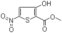 structure of CAS# 89380-77-8, Methyl 3-hydroxy-5-nitro-2-thiophenecarboxylate;3-Hydroxy-5-nitrothiophene-2-carboxylic acid methyl ester