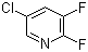 structure of CAS# 89402-43-7, 2,3-Difluoro-5-chloropyridine;5-chloro-2,3-difluoropyridine